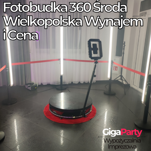 Fotobudka 360 Środa Wielkopolska Wynajem i CEna