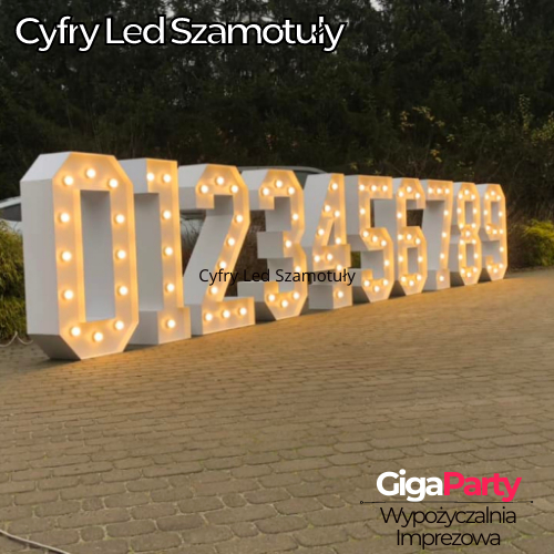 Cyfry Led Szamotuły urodziny