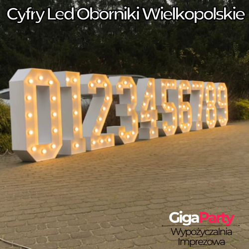 Cyfry Led oborniki wielkopolskie wynajem