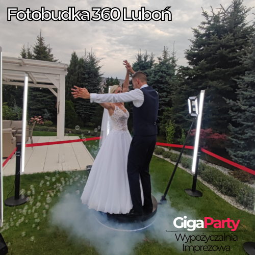 fotobudka 360 luboń na wesele