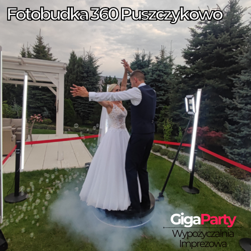 fotobudka 360 Puszczykowo na wesele