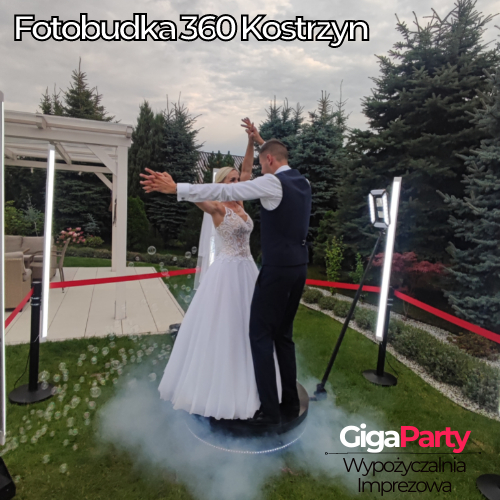 fotobudka 360 Kostrzyn na wesele